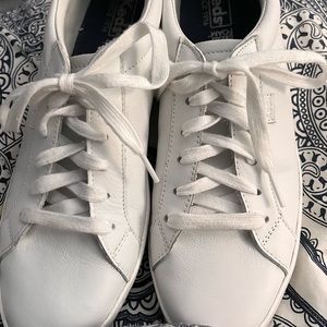KEDS size 10 white leather sneakers. Nearly new!